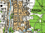 Карта города 1990г
