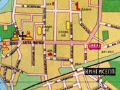 Карта города Кингисепп