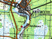 Карта Сланцевского р-на