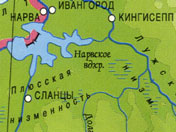 Физическая карта области